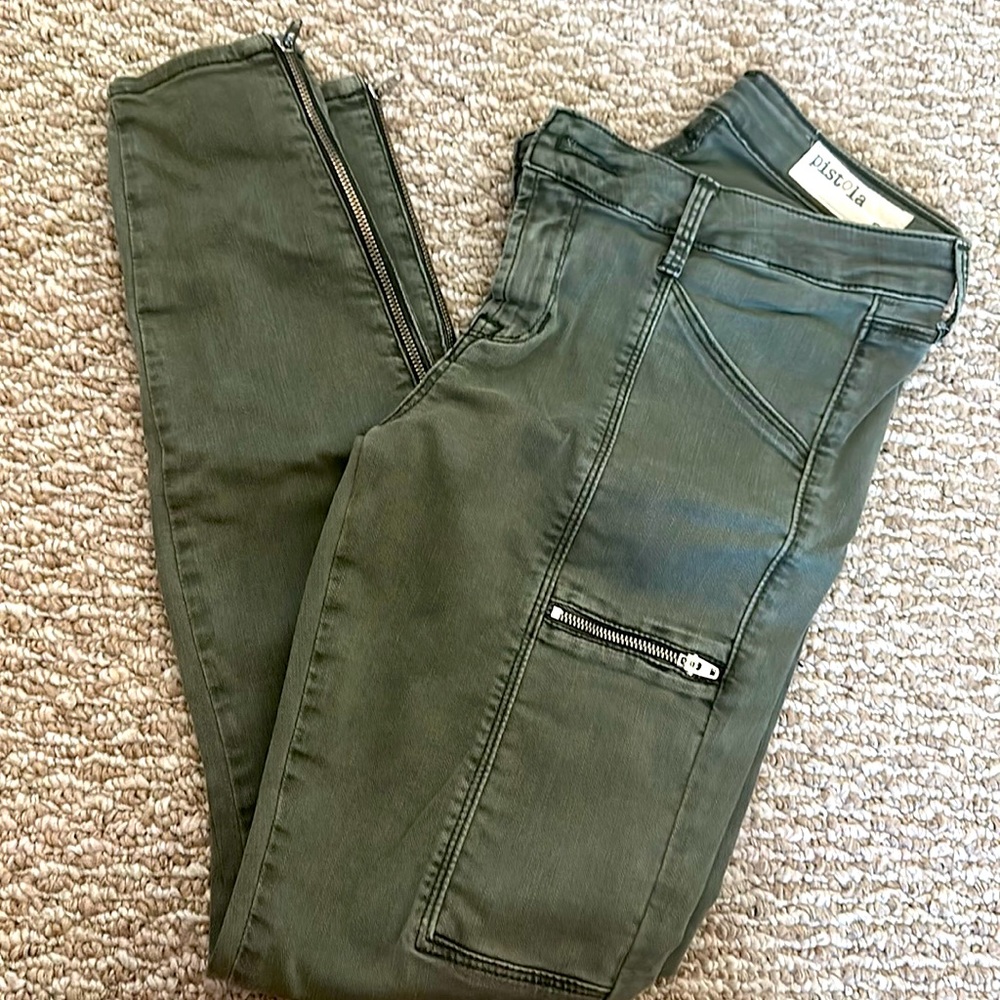 Pistola stretchy skinny utility pants